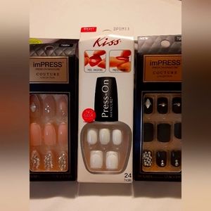 3 sets of Press On Nails